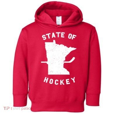 Minnesota State Of Hockey Toddler Hoodie