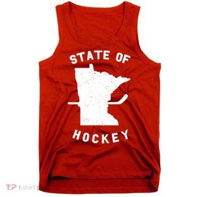 Minnesota State Of Hockey Tank Top