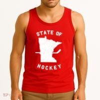 Minnesota State Of Hockey Tank Top thumb 3