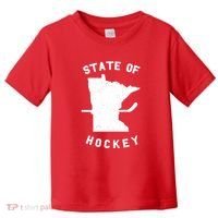 Minnesota State Of Hockey Toddler T-Shirt thumb 0