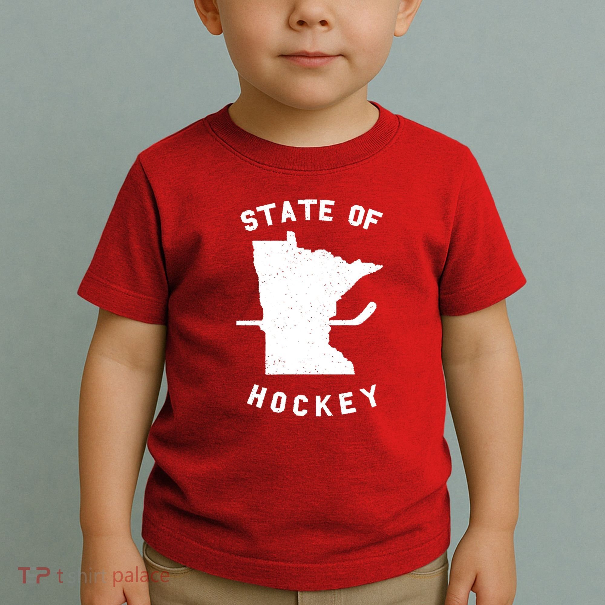 Minnesota State Of Hockey Toddler T-Shirt