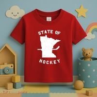Minnesota State Of Hockey Toddler T-Shirt thumb 3