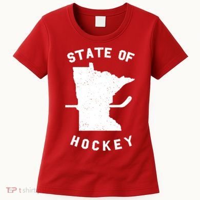 Minnesota State Of Hockey Women's T-Shirt