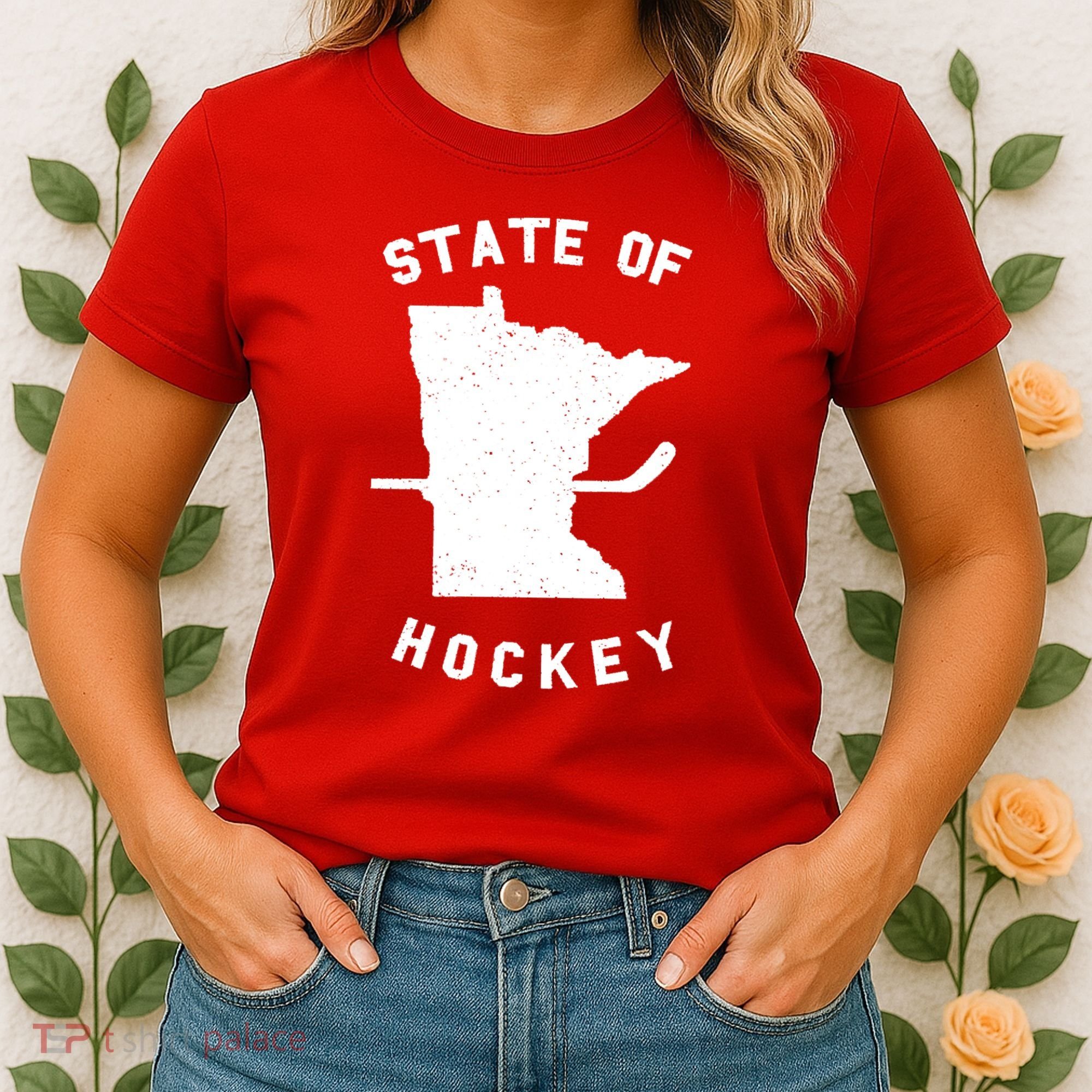 Minnesota State Of Hockey Women's T-Shirt