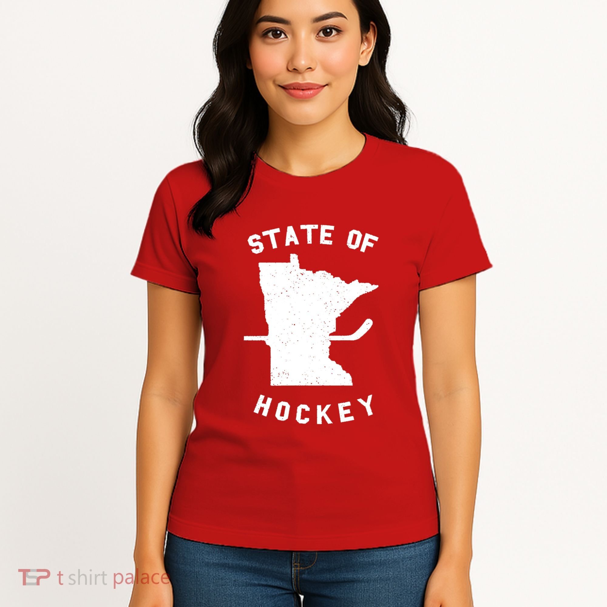 Minnesota State Of Hockey Women's T-Shirt