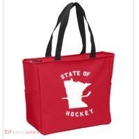 Minnesota State Of Hockey Tote Bag thumb 2
