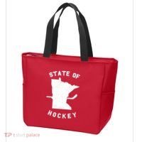 Minnesota State Of Hockey Tote Bag thumb 3