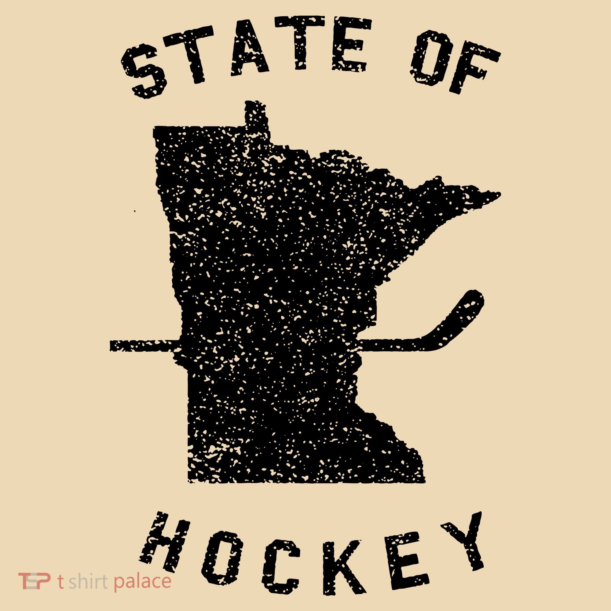 Minnesota State Of Hockey Tote Bag