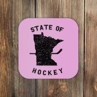 Minnesota State Of Hockey Coaster thumb 0