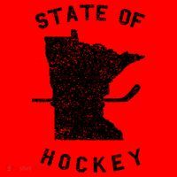 Minnesota State Of Hockey Santa Hat thumb 1