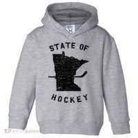 Minnesota State Of Hockey Toddler Hoodie thumb 0