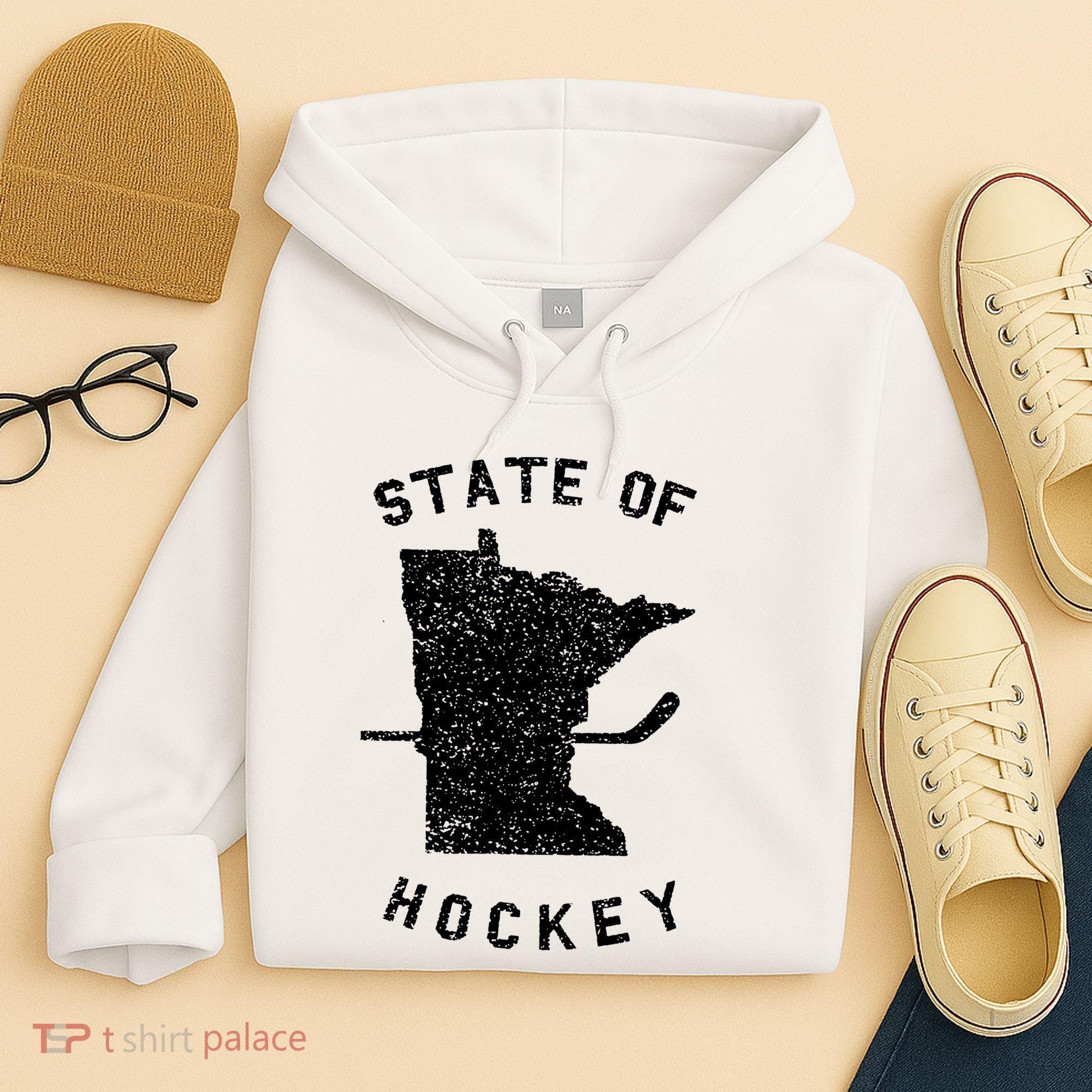 Minnesota State Of Hockey Hoodie