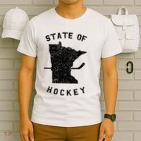 Minnesota State Of Hockey T-Shirt thumb 6