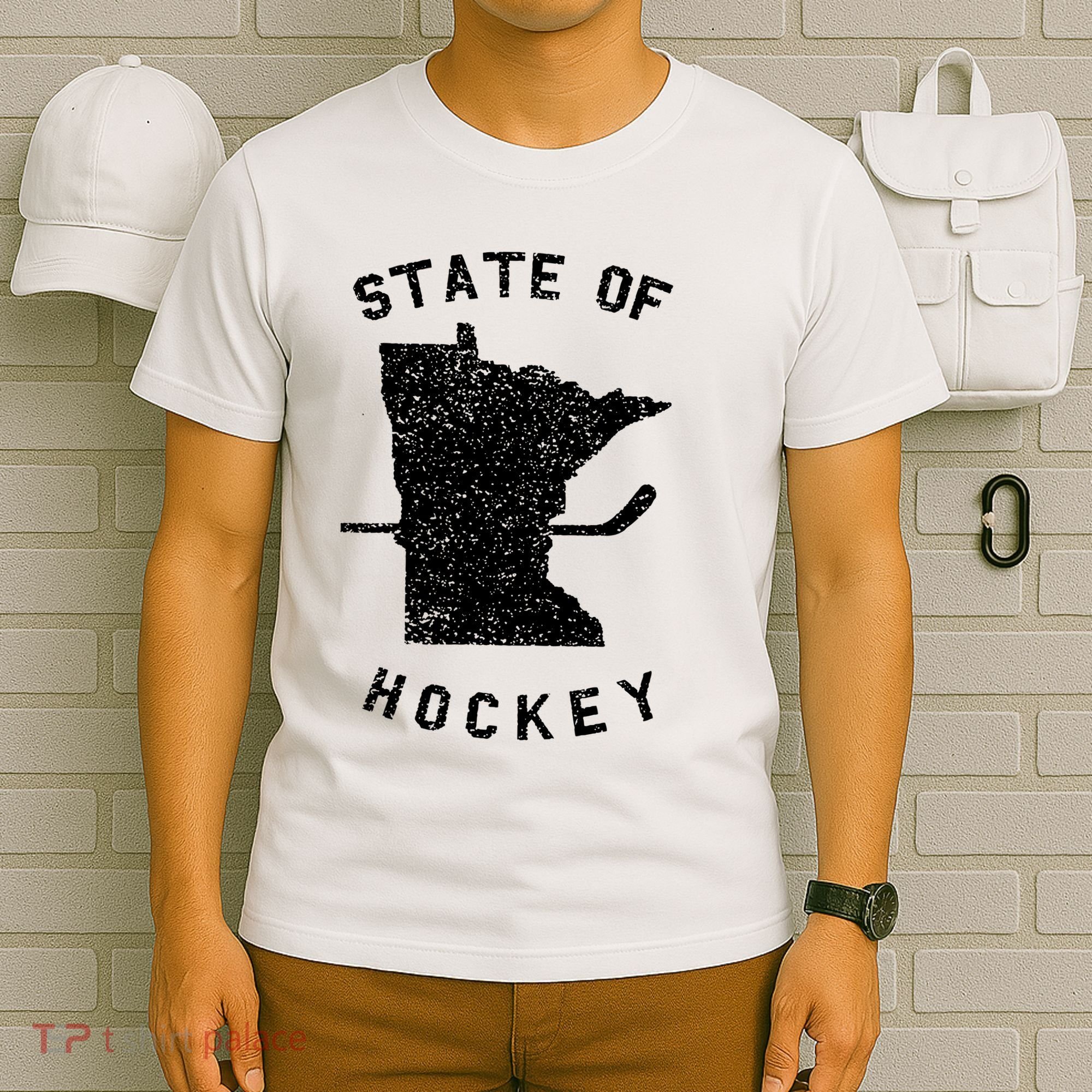 Minnesota State Of Hockey T-Shirt