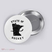 Minnesota State Of Hockey Button thumb 0