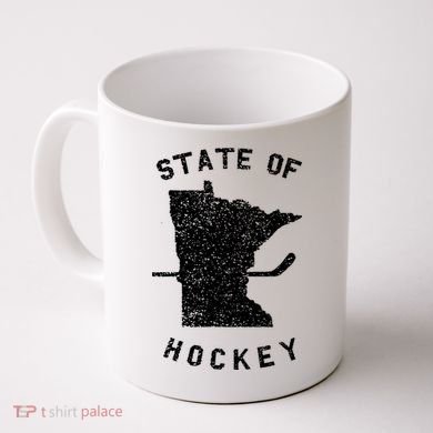Minnesota State Of Hockey Coffee Mug
