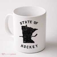 Minnesota State Of Hockey Coffee Mug thumb 0