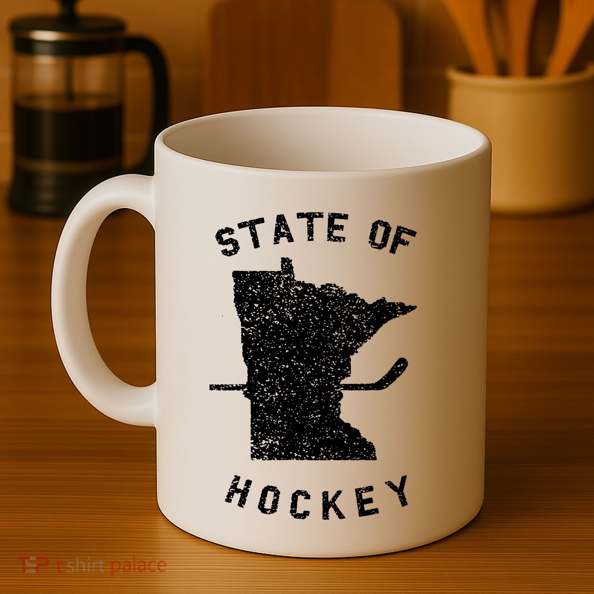 Minnesota State Of Hockey Coffee Mug