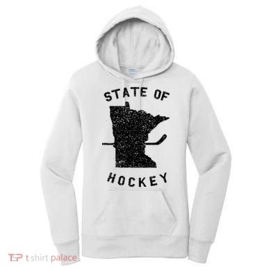 Minnesota State Of Hockey Women's Hoodie