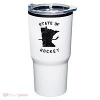 Minnesota State Of Hockey Tumbler thumb 0