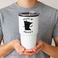 Minnesota State Of Hockey Tumbler thumb 2