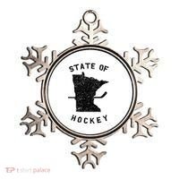 Minnesota State Of Hockey Ornament thumb 0