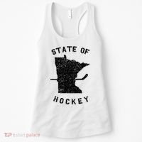 Minnesota State Of Hockey Women's Tank Top thumb 0