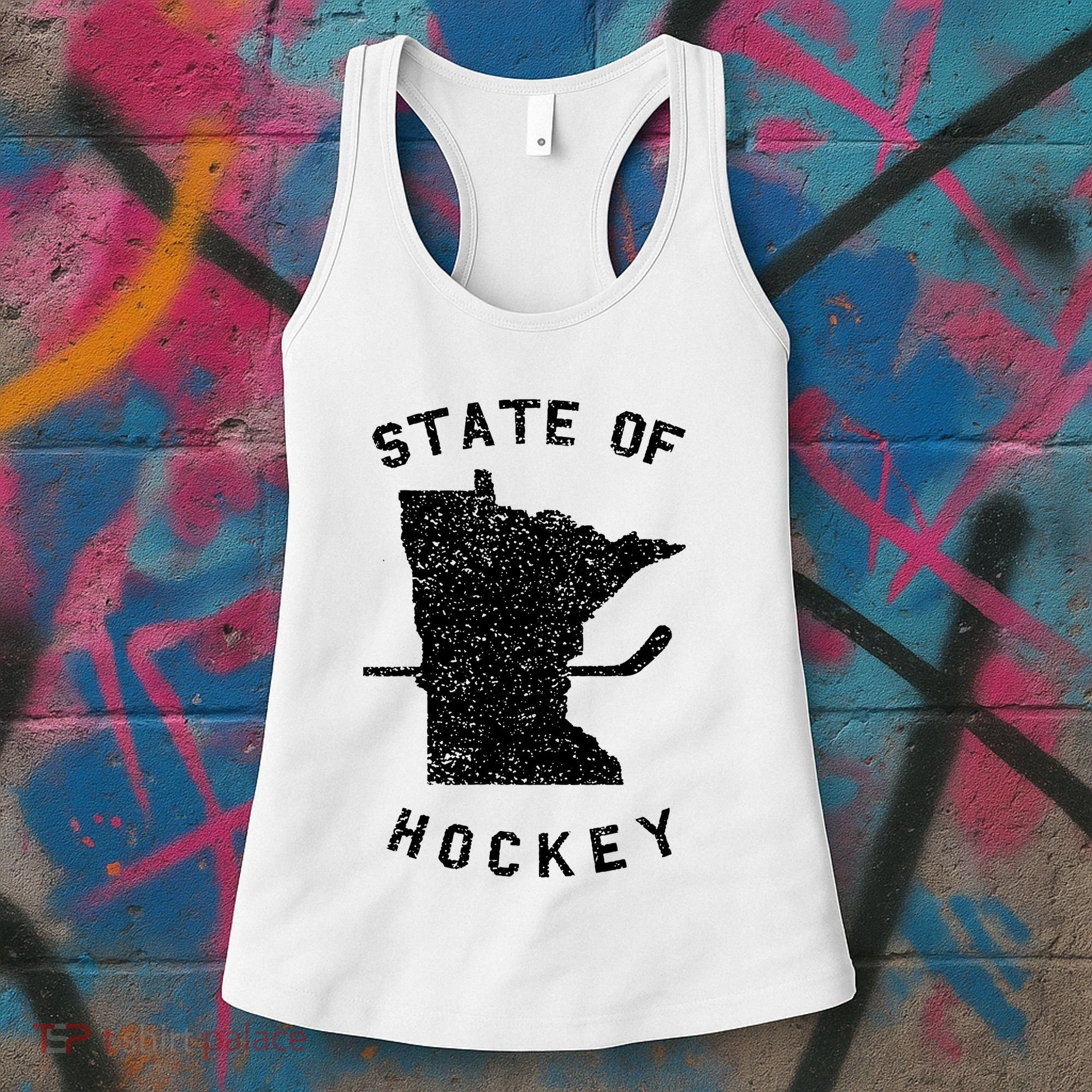 Minnesota State Of Hockey Women's Tank Top