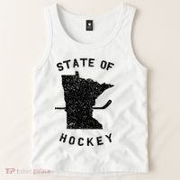 Minnesota State Of Hockey Tank Top thumb 2