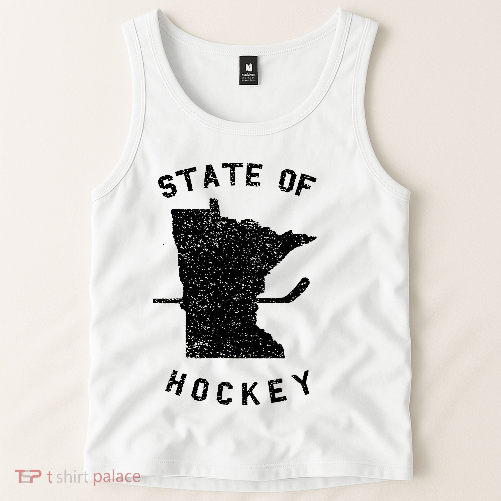Minnesota State Of Hockey Tank Top