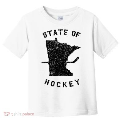 Minnesota State Of Hockey Toddler T-Shirt