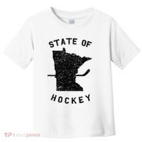 Minnesota State Of Hockey Toddler T-Shirt thumb 0