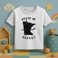 Minnesota State Of Hockey Toddler T-Shirt thumb 3