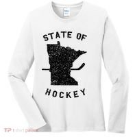 Minnesota State Of Hockey Women's Long Sleeve Shirt thumb 0