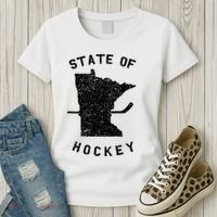 Minnesota State Of Hockey Women's T-Shirt thumb 3
