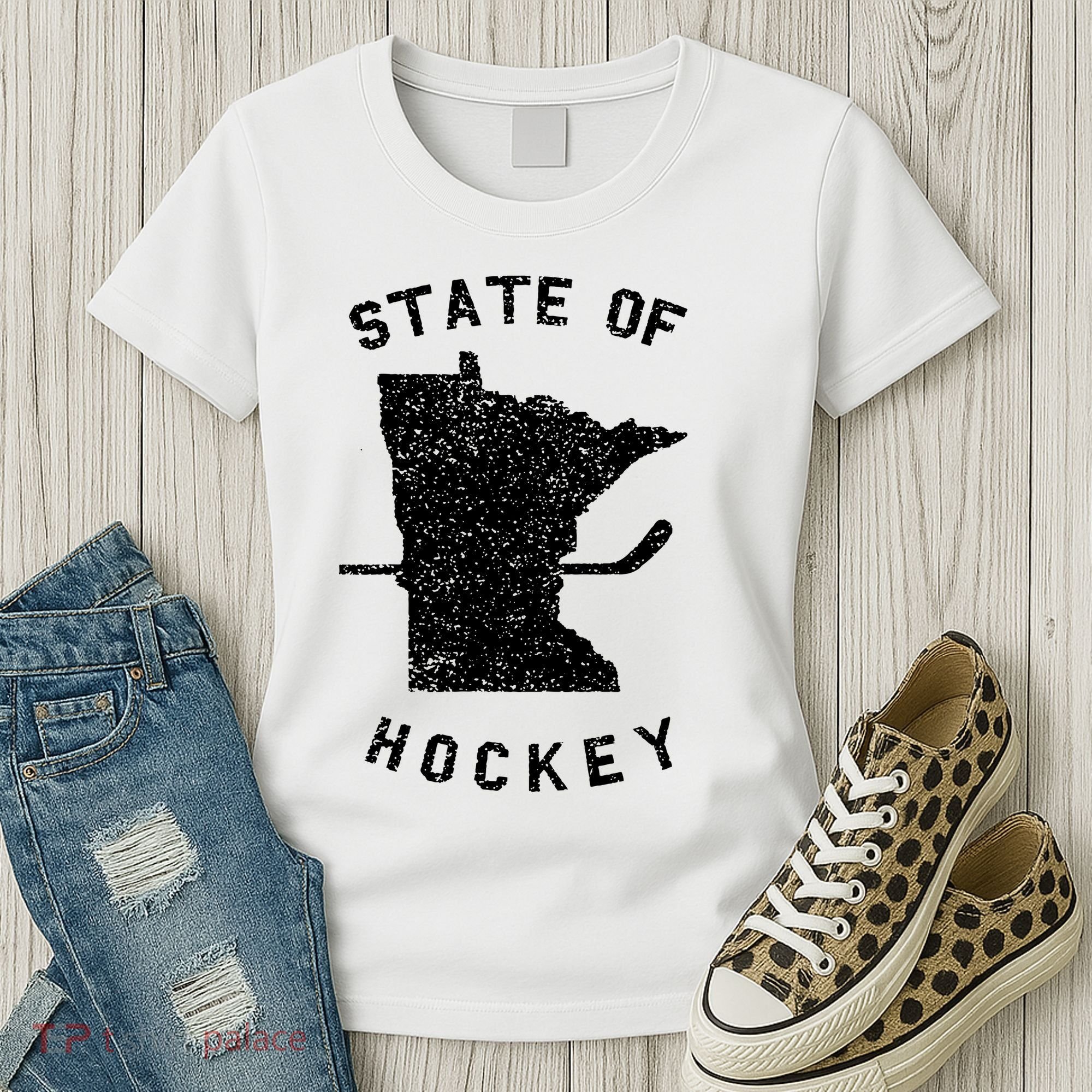 Minnesota State Of Hockey Women's T-Shirt