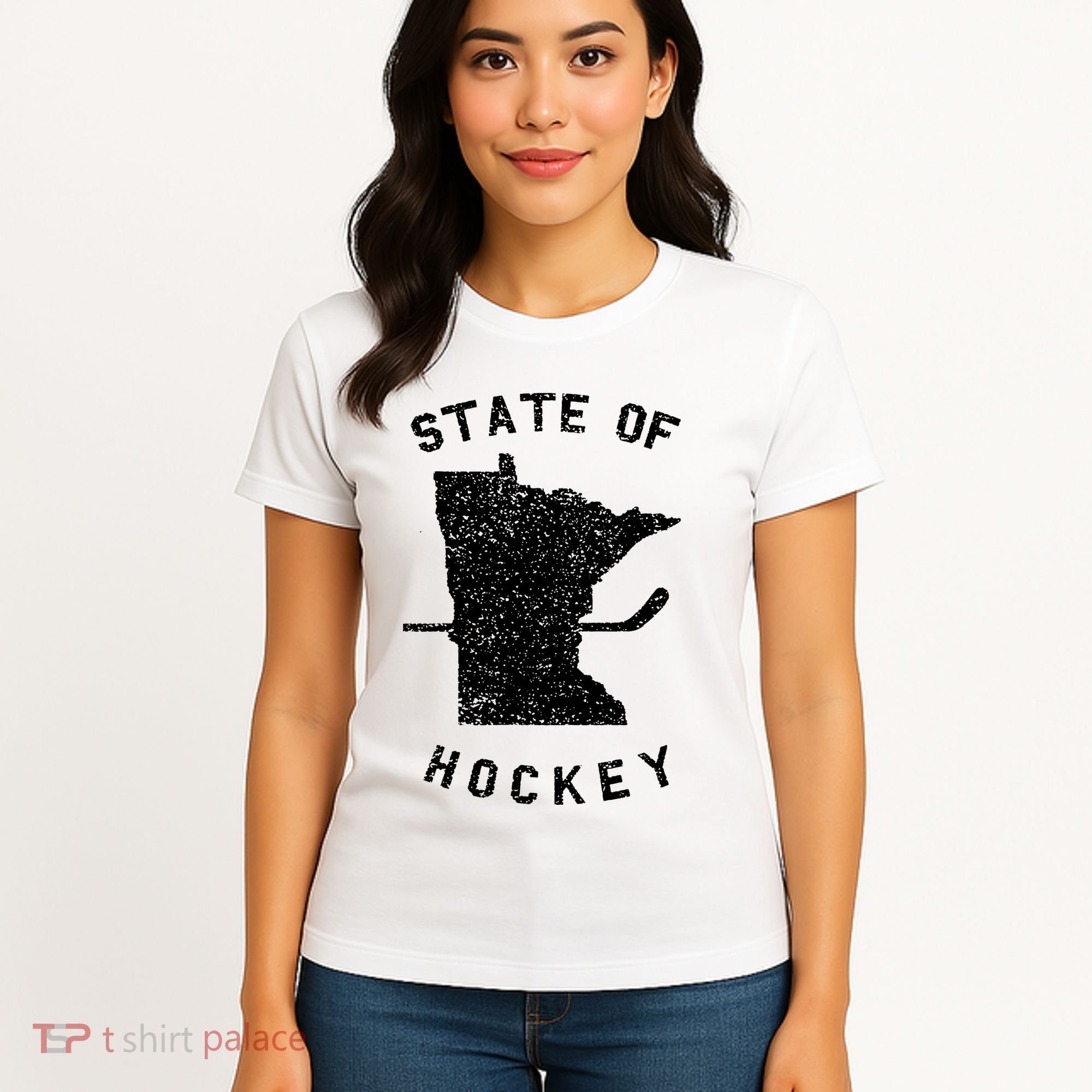 Minnesota State Of Hockey Women's T-Shirt