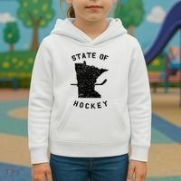Minnesota State Of Hockey Kids Hoodie thumb 3
