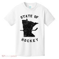Minnesota State Of Hockey Kids T-Shirt thumb 0