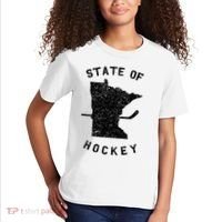 Minnesota State Of Hockey Kids T-Shirt thumb 2