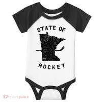 Minnesota State Of Hockey Infant Baby Jersey Bodysuit thumb 0