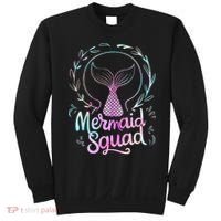 Mermaid Squad Of The Birthday Mermaid Sweatshirt thumb 0