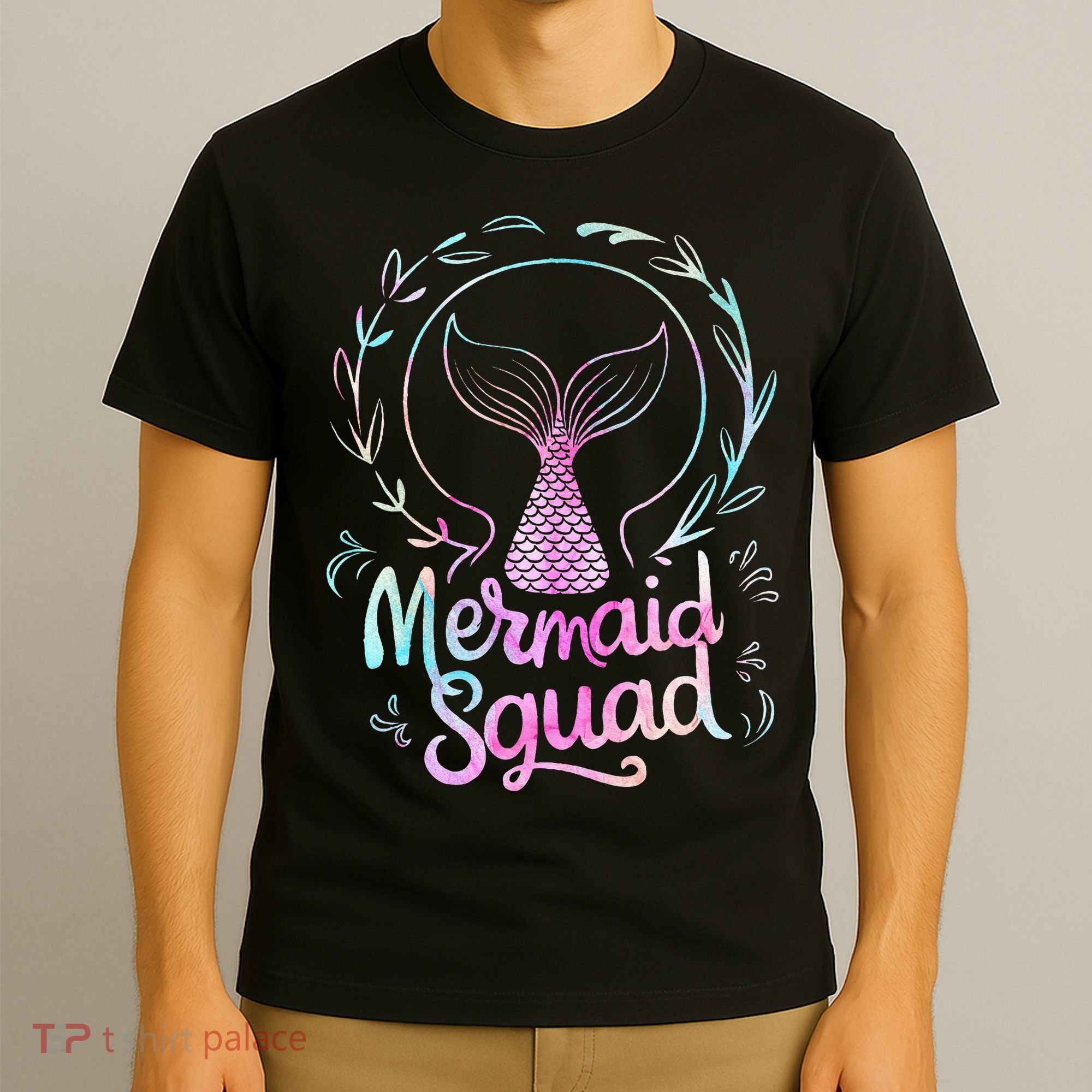 Mermaid Squad Of The Birthday Mermaid T-Shirt