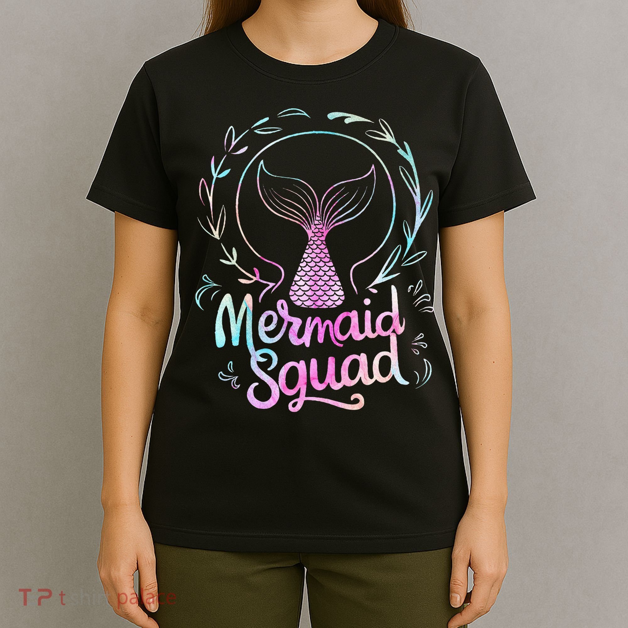 Mermaid Squad Of The Birthday Mermaid T-Shirt