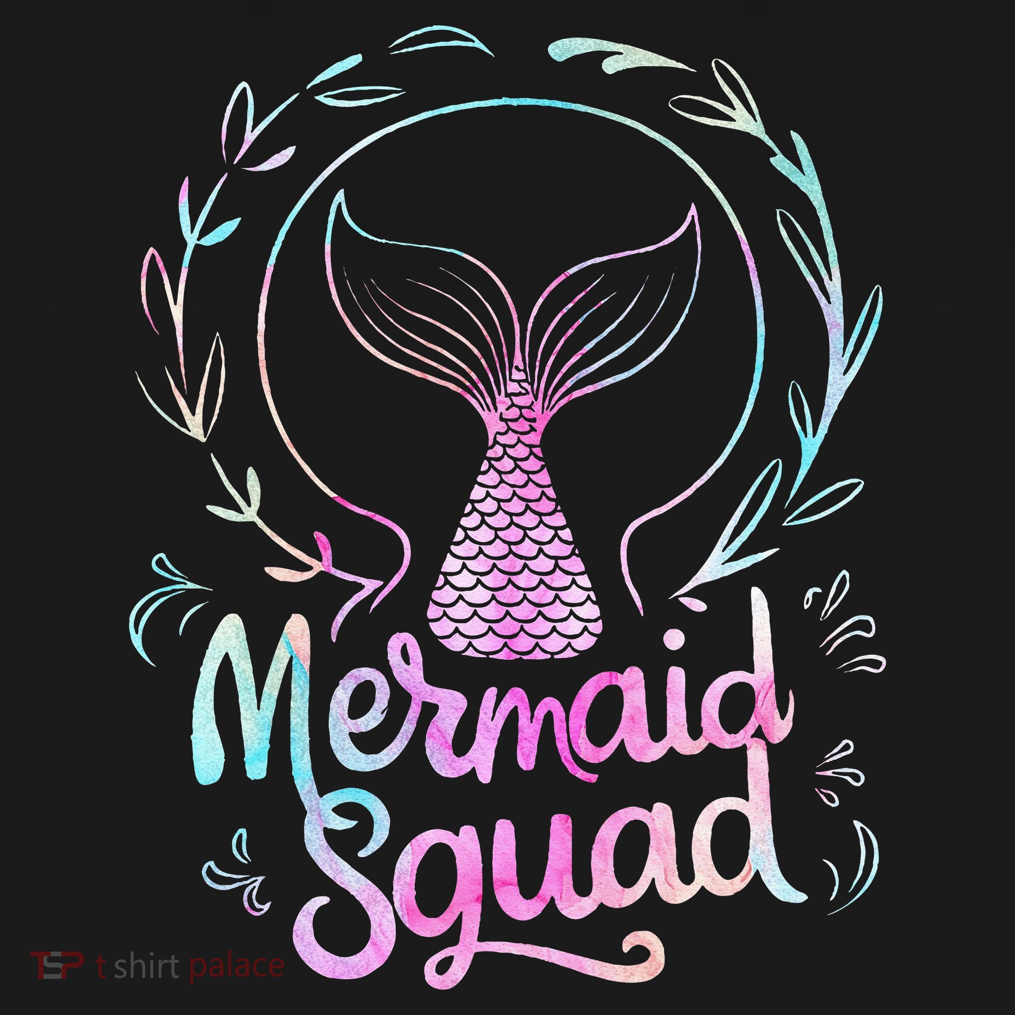 Mermaid Squad Of The Birthday Mermaid Women's Hoodie