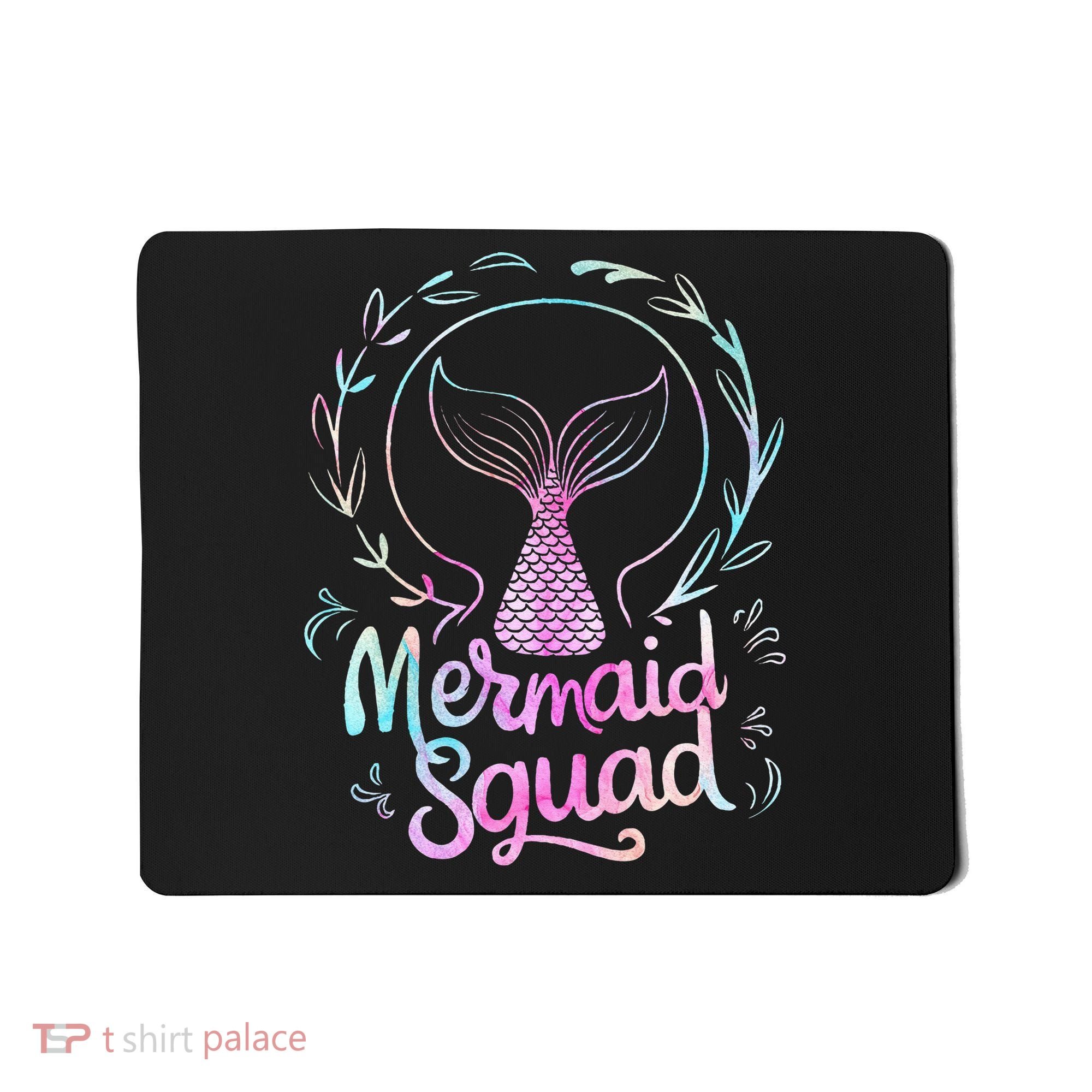 Mermaid Squad Of The Birthday Mermaid Mousepad