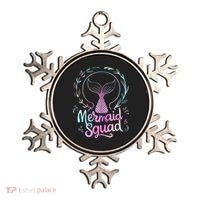 Mermaid Squad Of The Birthday Mermaid Ornament thumb 0