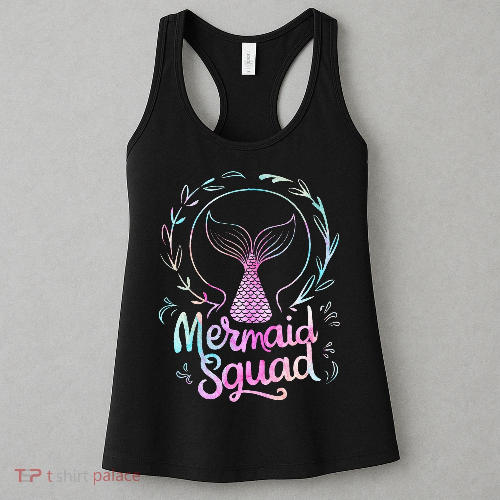 Mermaid Squad Of The Birthday Mermaid Women's Tank Top