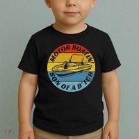 Motorboatin Son Of A Btch Funny Motorboating Toddler T-Shirt thumb 2