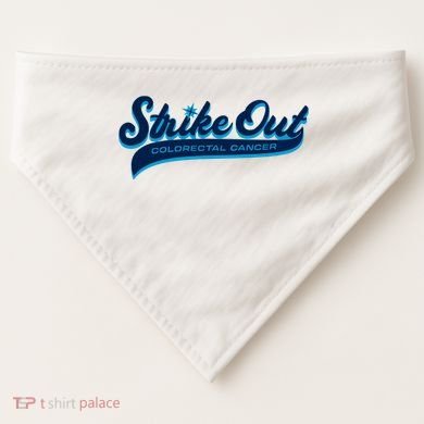 Mariners Strike Out Colorectal Cancer Day USA-Made Doggie Bandana